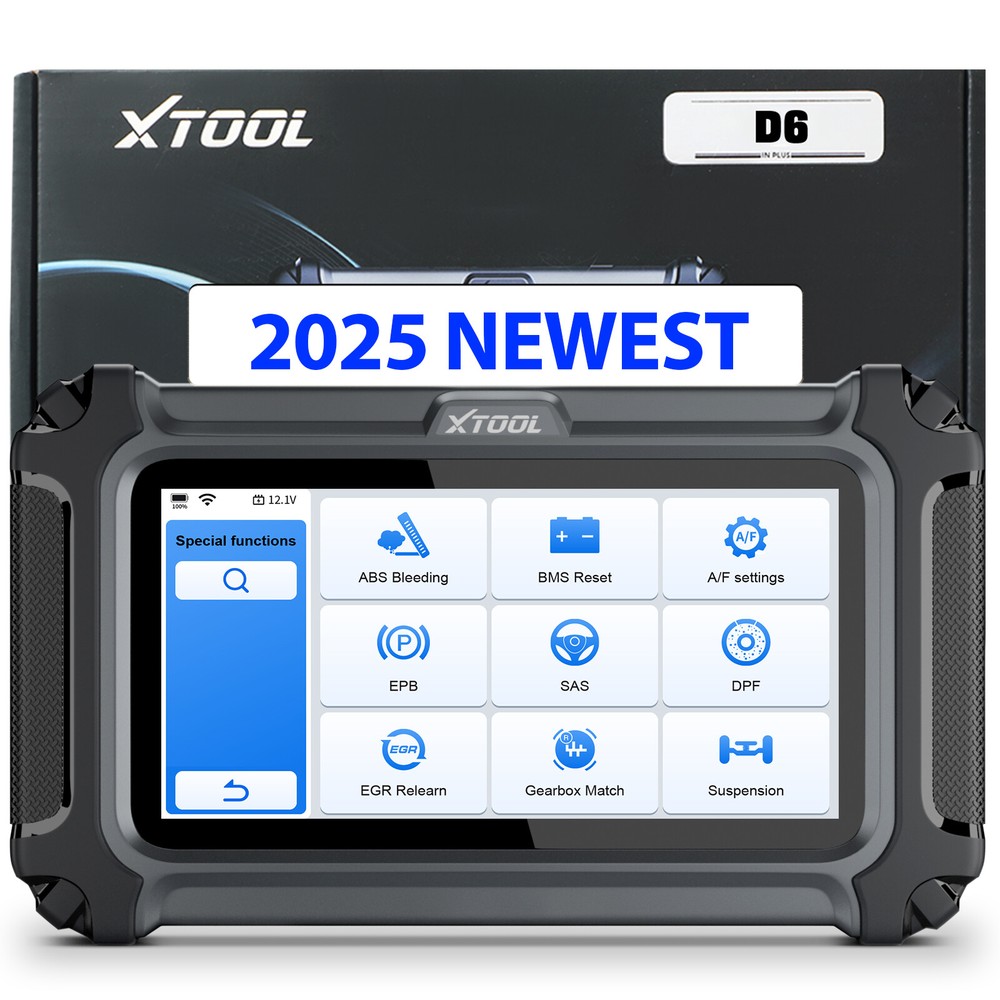 🔥2025 NEWEST XTOOL D6 OBD2 Scanner Code Reader Full System Car Diagnostic Tool
