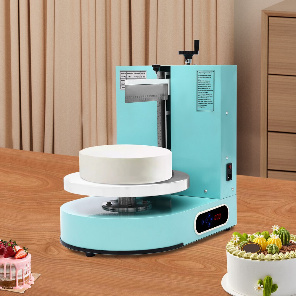 Electric Automatic Cake Cream Butter Coating Machine Cake Spreading Machine 110V