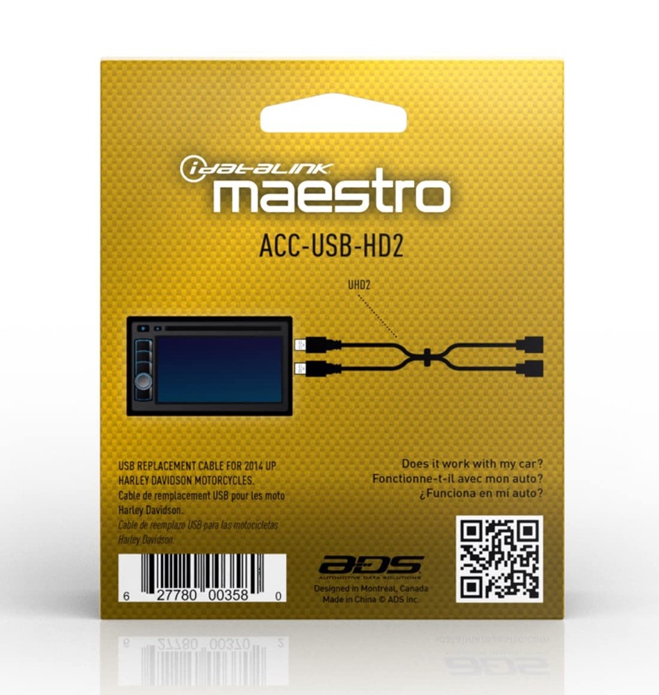 iDatalink Maestro ACC-USB-HD2 USB Adapter for Harley Davidson 2014+