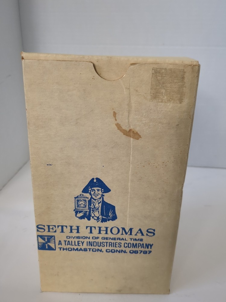 Seth Thomas metronome Model No 1104 Tested Working with Original Box