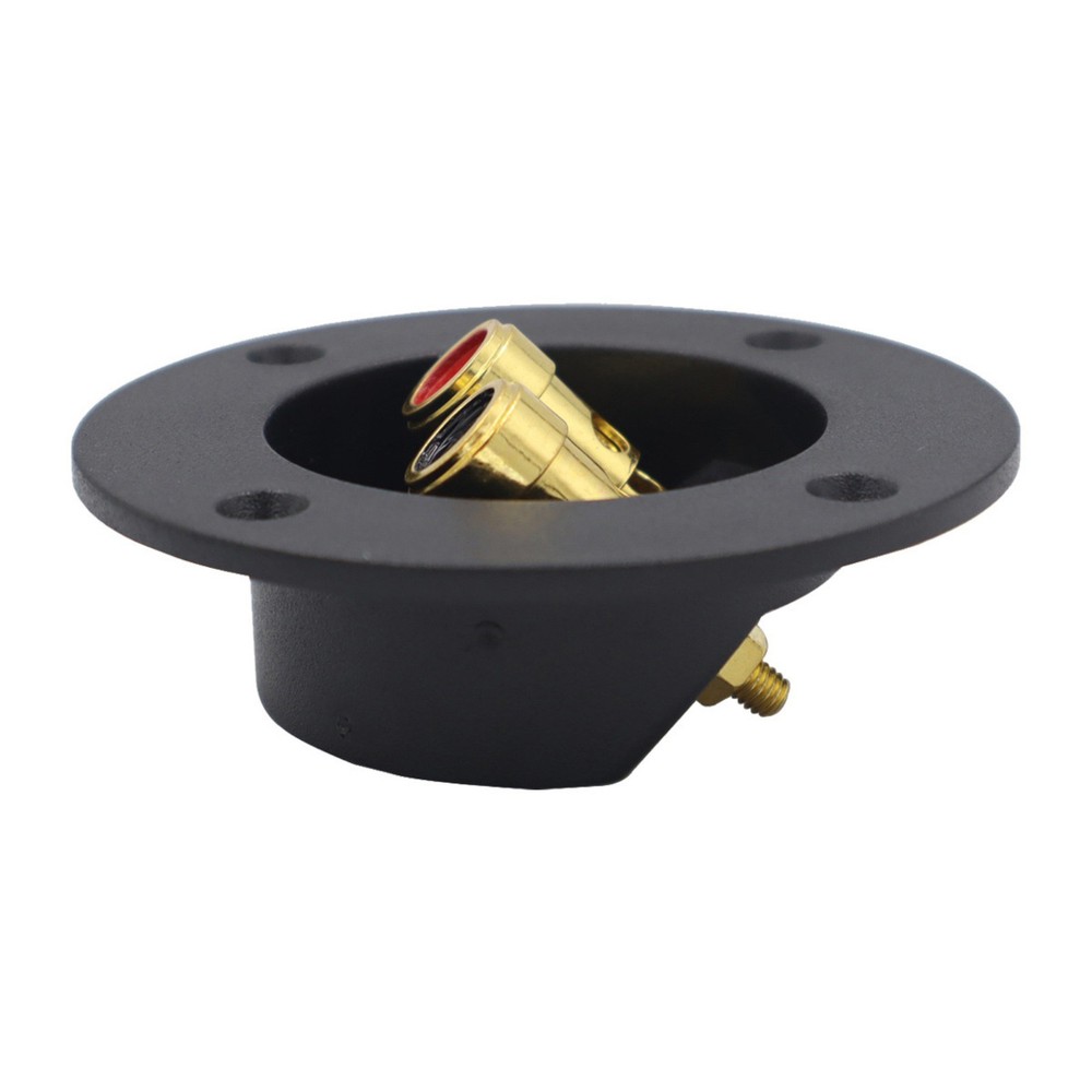 Round Spring Cup Terminal Connector for Speaker Box Subwoofer Enclosure 2-Way