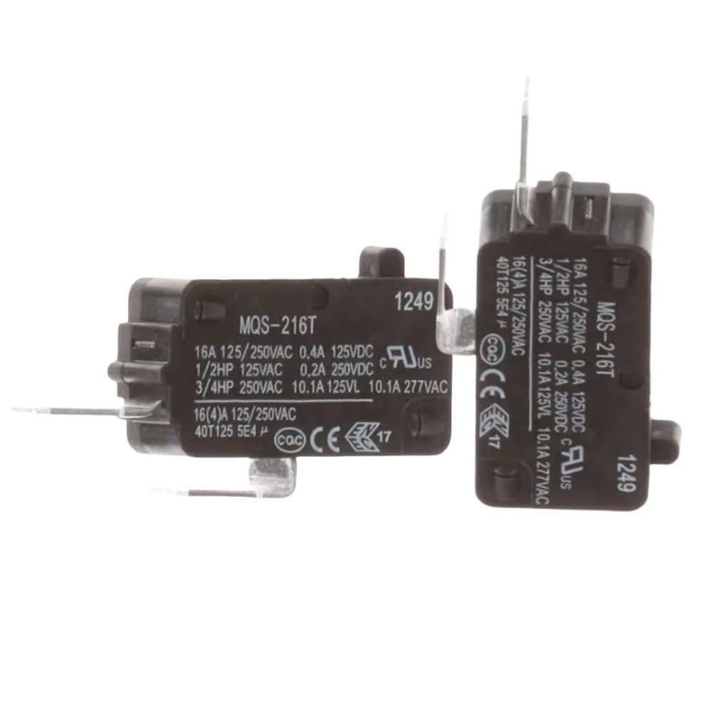 2 Pack Micro Switch Part MQS-216T For Wolf Cooktop Replacement Component