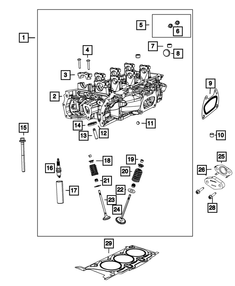 Genuine Mopar Hex Flange Head Bolt Mounting 6511814AA