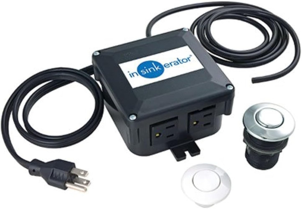 Dual Outlet Garbage Disposal Air Switch Kit for Easy Control