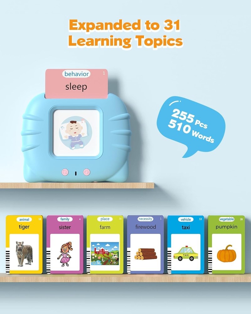 510 Words, 1 2 3 4 Olds, Language Learning Tools, Pocket Speech Therapy Tool...
