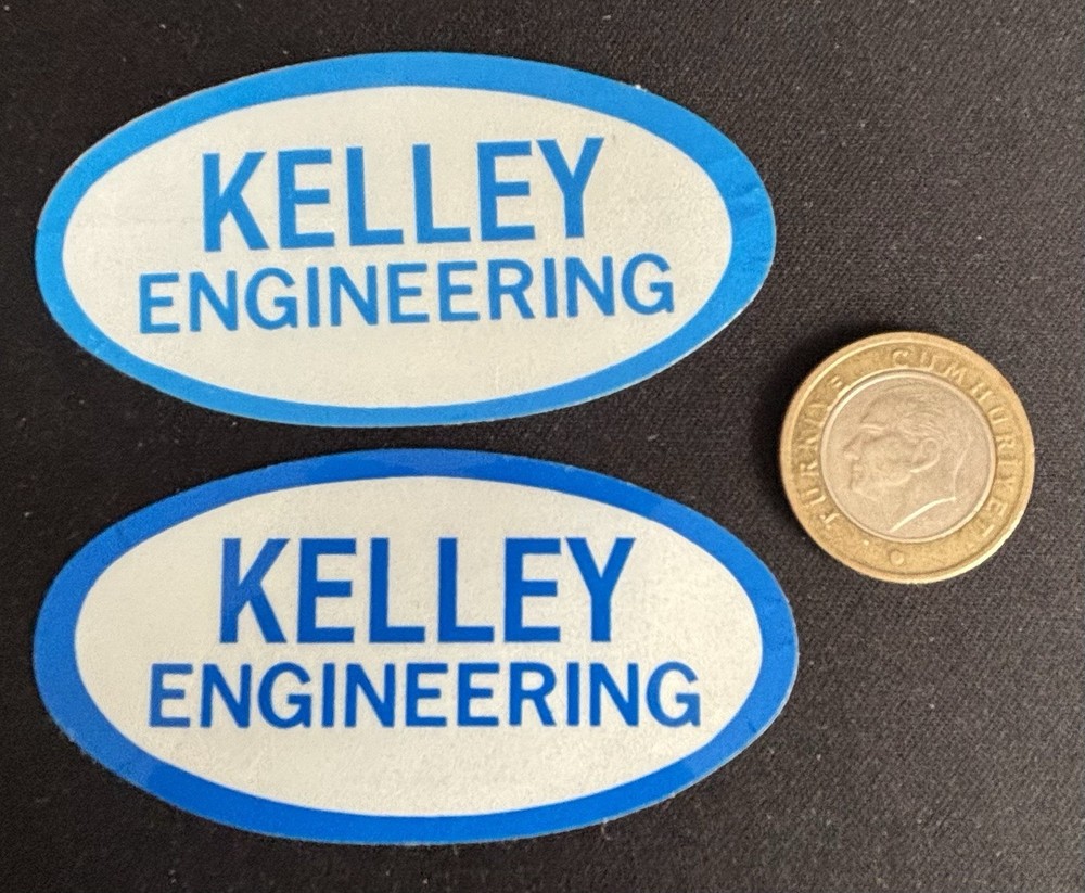 Vintage Mining Decals Kelley Engineering Lot Of 2