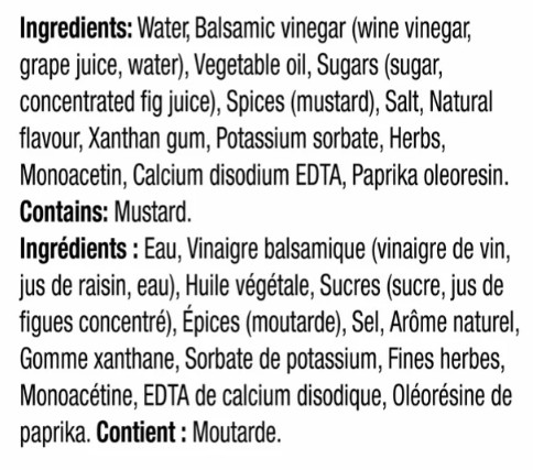 Kraft Calorie-Wise Balsamic Vinagrette Salad Dressing, 425ml (3 Pack)