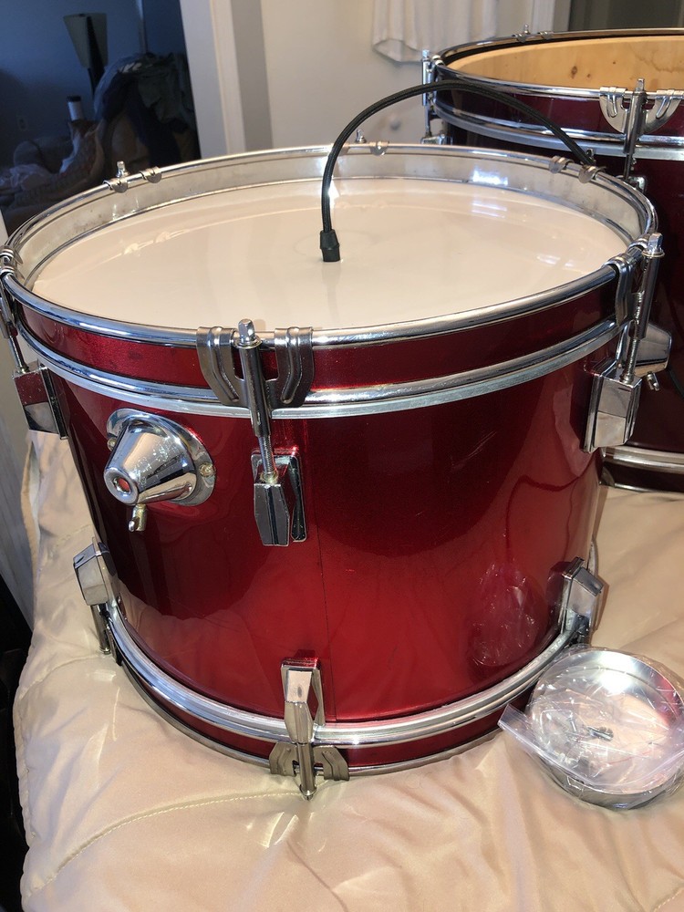 Candy Apple Red Drum Pendant Light DIY!