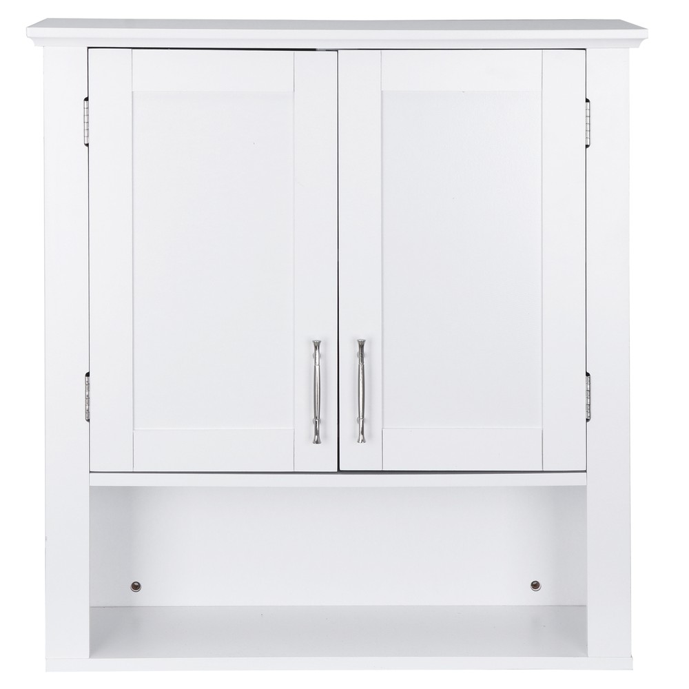 Durable Bathroom Kitchen Cabinet Free Standing Cupboard Storage Organizer Shelf