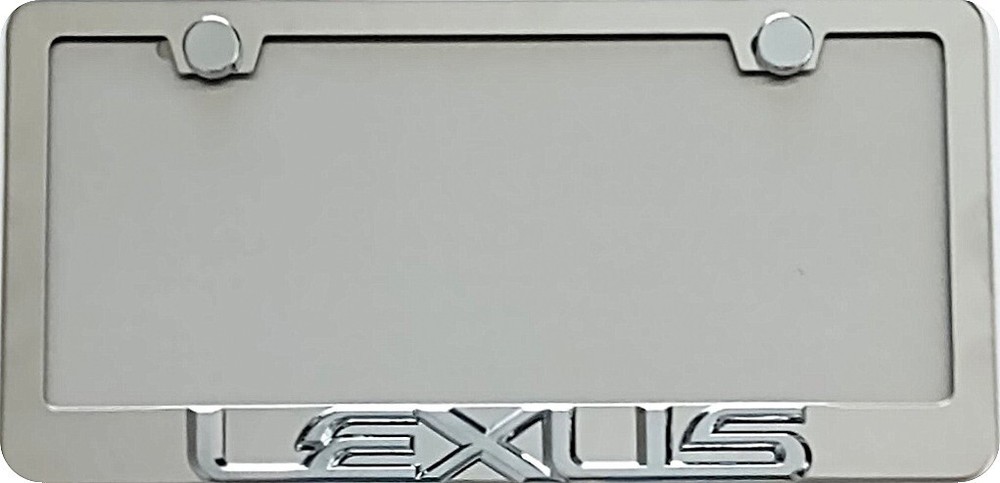 LEXUS 3D STAINLESS STEEL FRAME