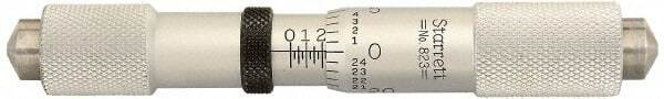 Starrett 4 to 5" Range, Mechanical Inside Caliper Micrometer 0.001" Graduation