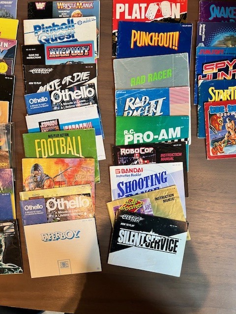 NES Nintendo manual instruction booklet