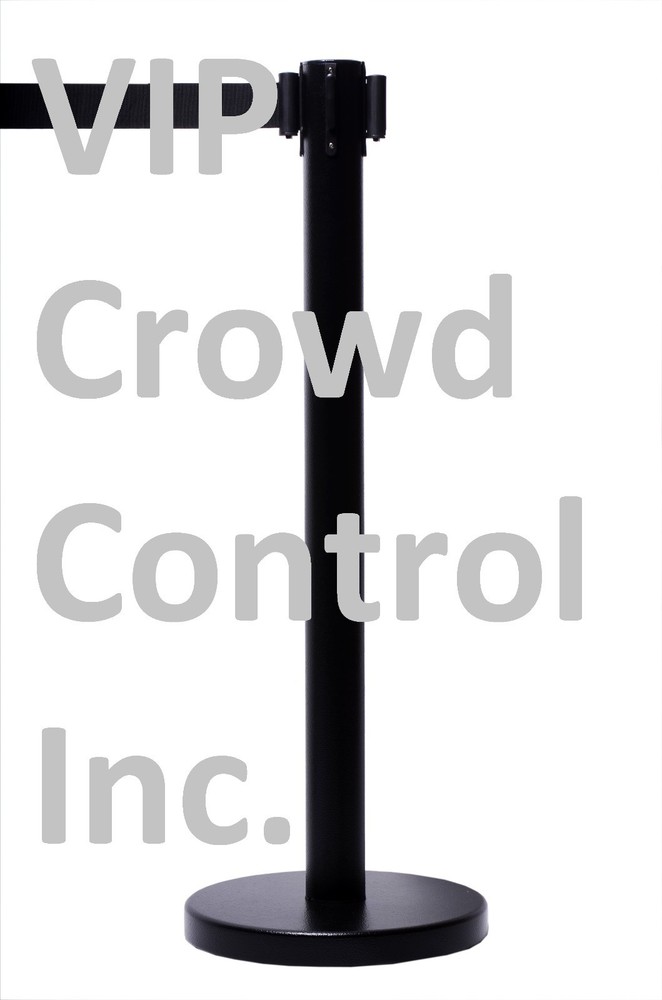 STANCHION, 6 PCS COMBO, 6 POSTS, 36" HT, 78" BLK BELT, WALL BRACKET