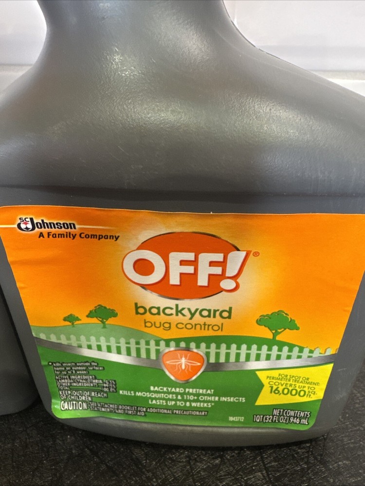 OFF! 2PACK Backyard Bug Control Yard Protection Hose Spray Attachment 32 oz