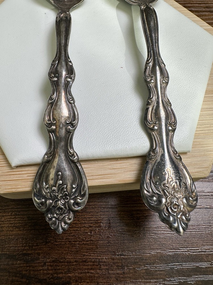 International Silverplate "Interlude" Pattern Sugar Spoons (1 is Slotted)