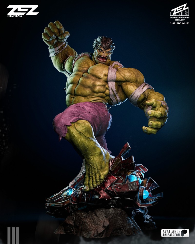 Hulk Statue 3D Printed Kit Unpainted/Unassembled