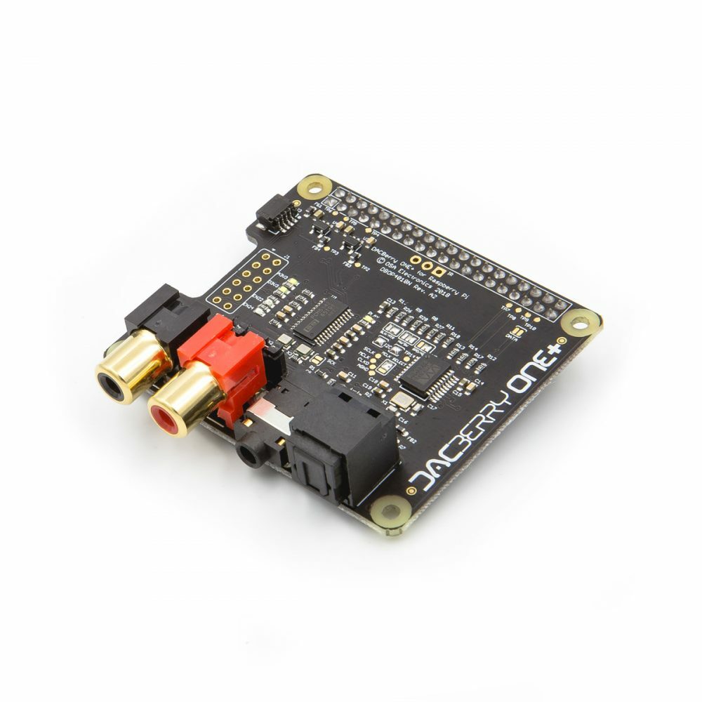 DACBerry ONE+ high Resolution soundcard S/PDIF Transceiver DAC (HAT) for RPI