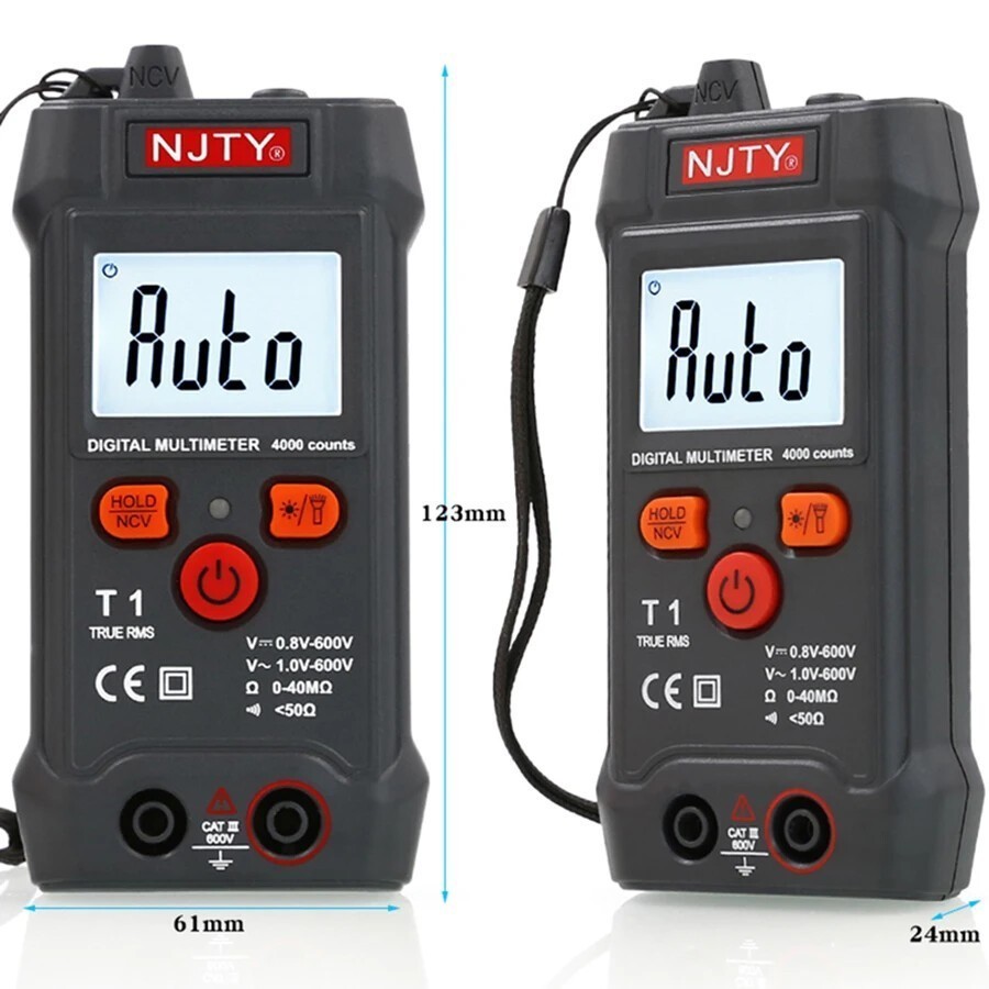 Fully Smart Digital Multimeter Fully Automatic No Need to Change Gears Handheld