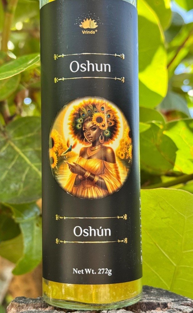 Oshun 7 Day Ritual Glass Candle