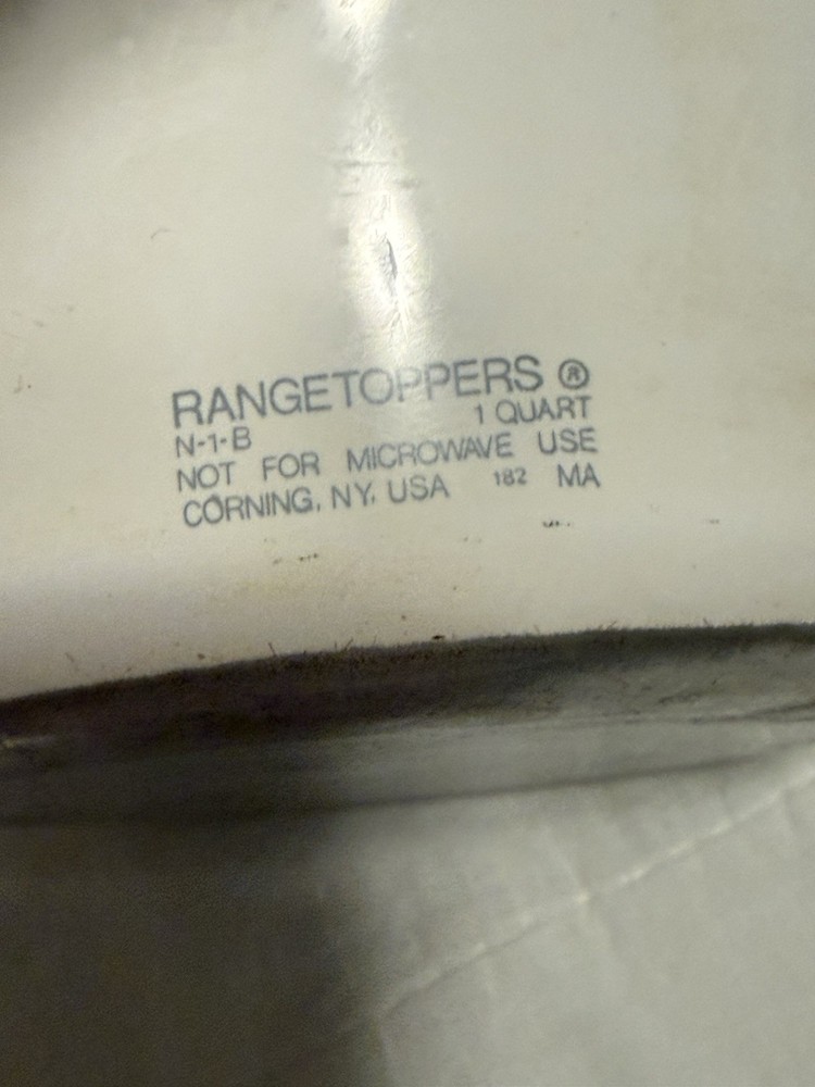 Corning Range Topper 1 Quart Aluminum Bottom