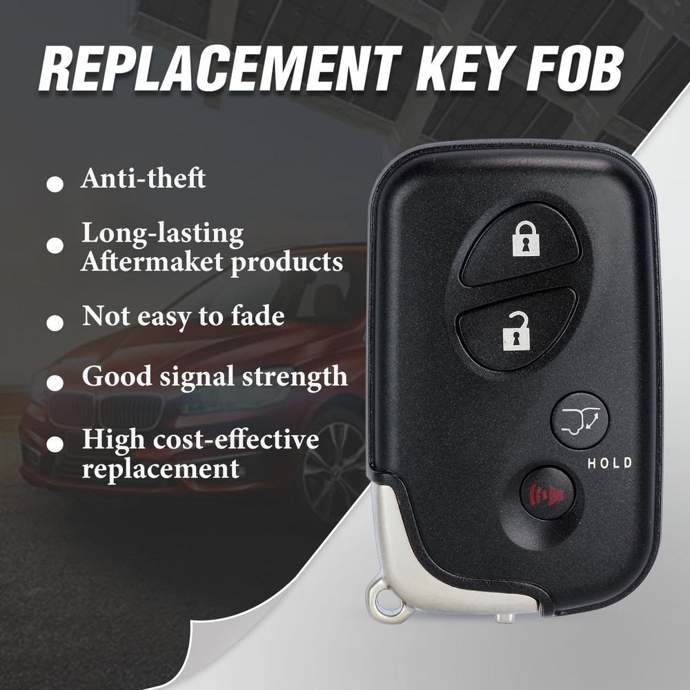 Smart Key Fob Transmitter Keyless Entry Remote Replacement for Lexus RX350/RX...