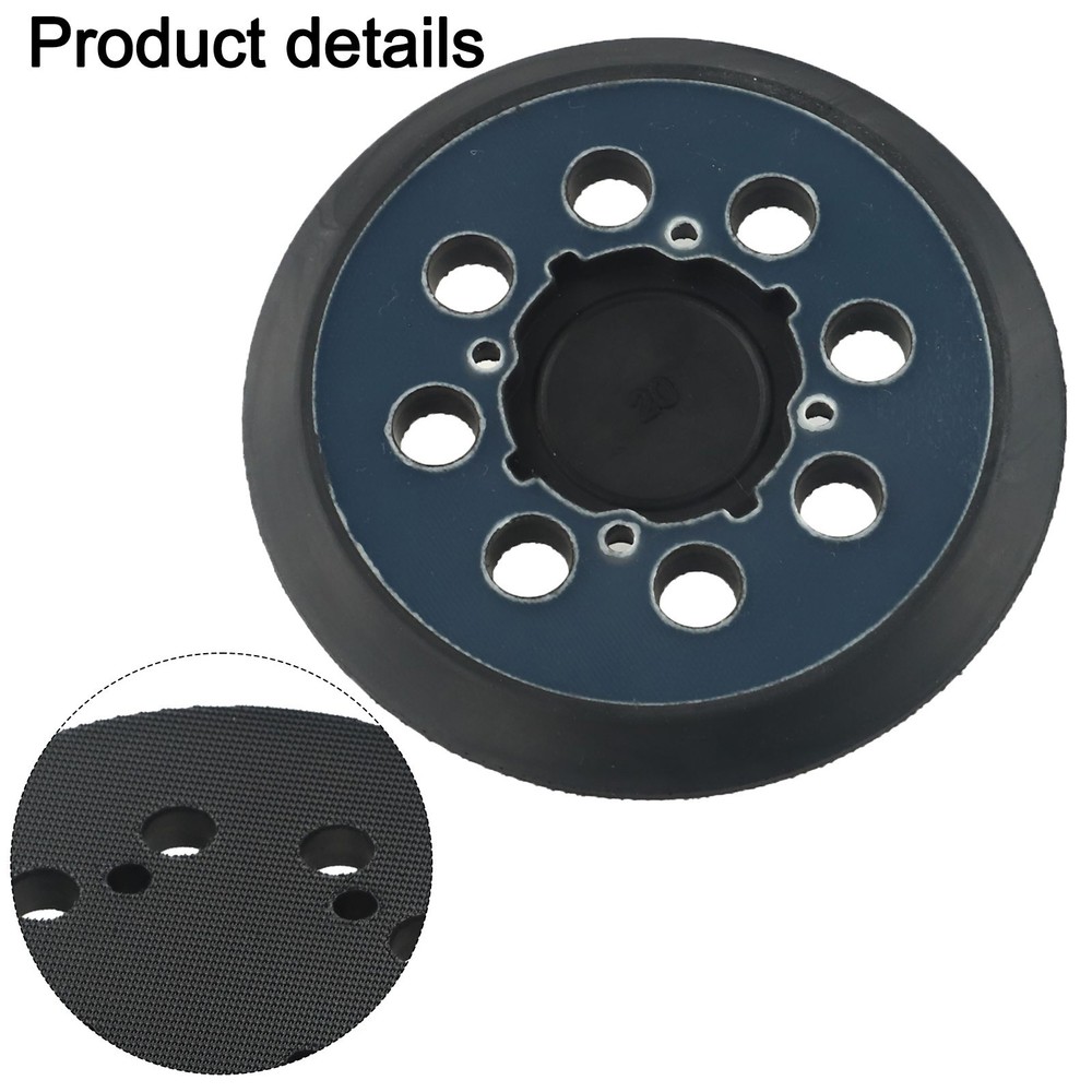 Improved Sanding Results with Soft Rubber 5 Inch Replacement Sander Pad