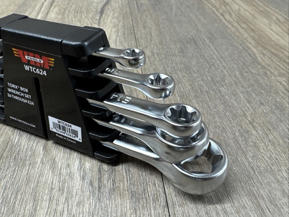 5 Piece E Torx Set E6 Through E24 - WTC624