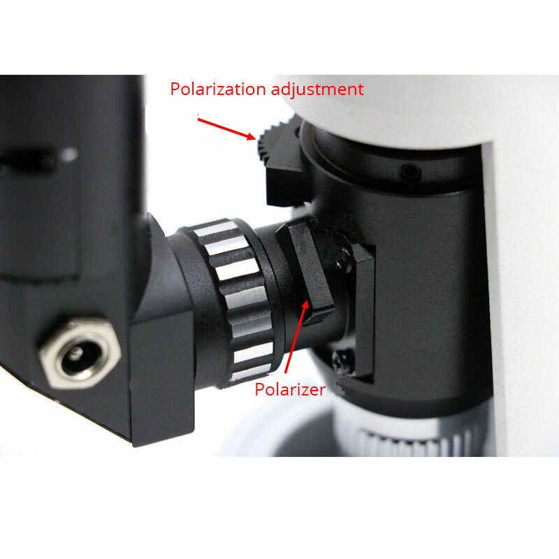 100X-400X Portable Hand-held Microscope Zoom Metallographic Microscope with LED