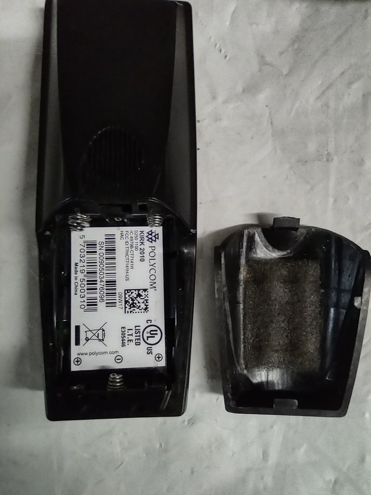Polycom KIRK 2010 DECT Wireless Handset w/ Charging Base & Power Supply Included