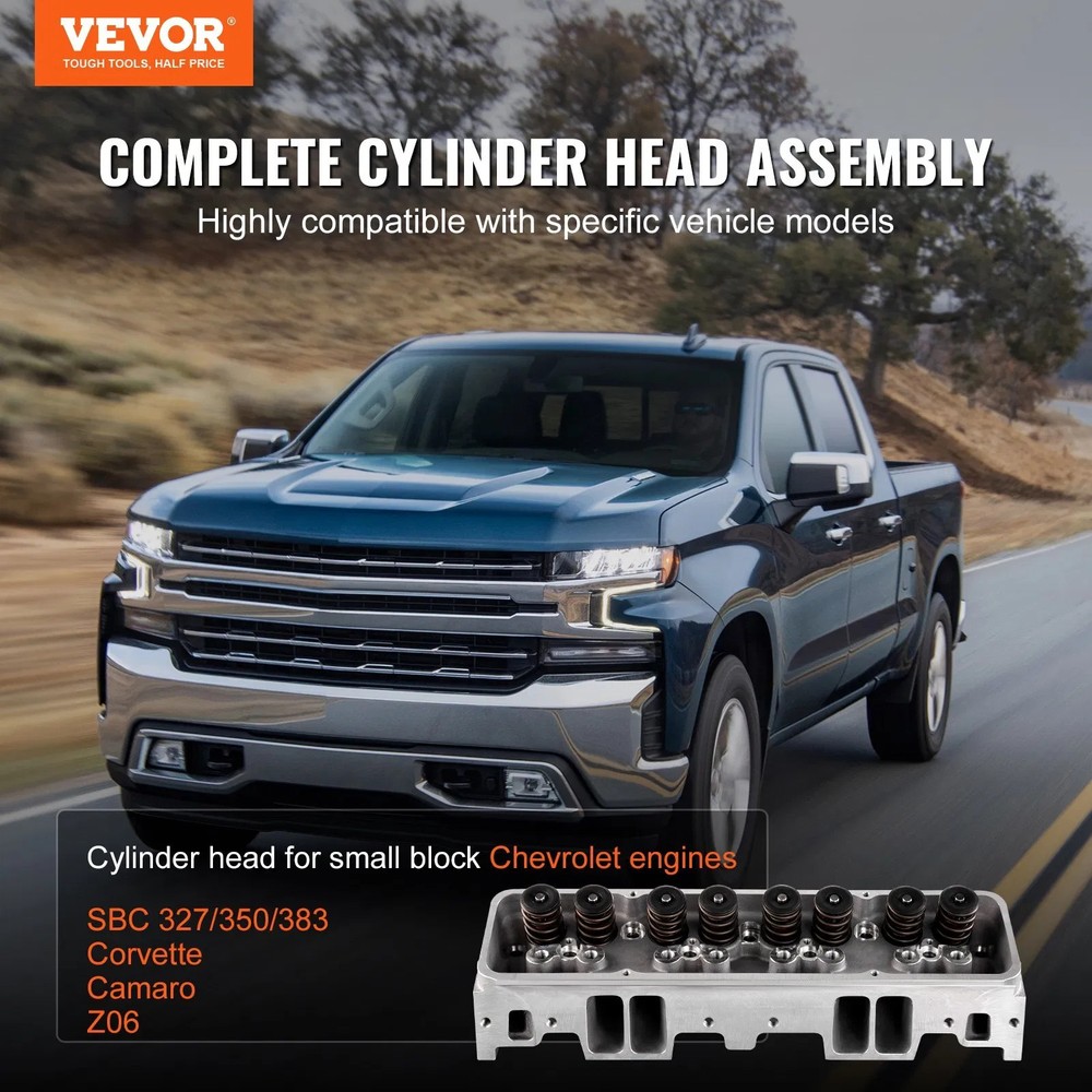 Engine Cylinder Head Assembly Replacement, Aluminum Engine Cylinder Head Kit, Co