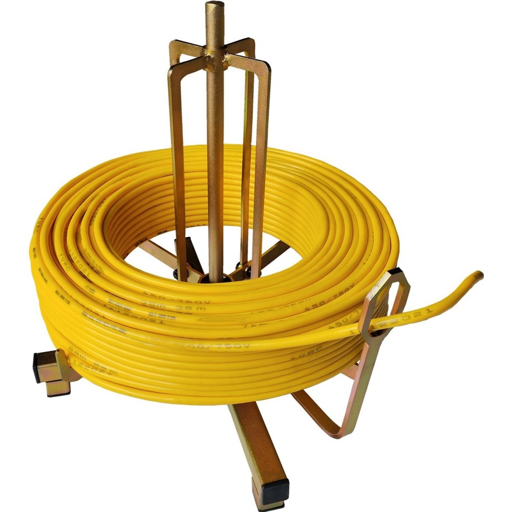 Folding wire spool rack, Floor or Stud Mounted ，new cable dispenser, Elec