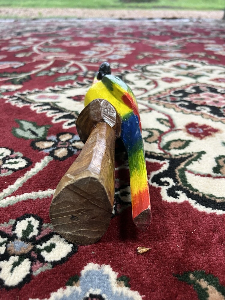 Bright Fun Multicolored Parrot Figurine