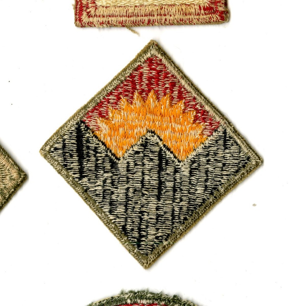 Western Defense Command White Back Patch WWII Original Pacific