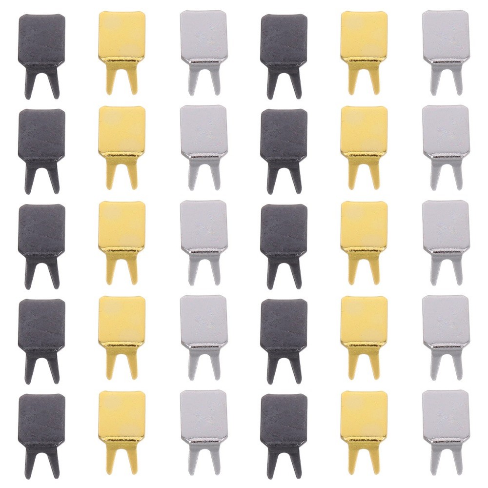 90 Pcs Zipper Insertion Pin Replacement Accessories Bottom Stopper