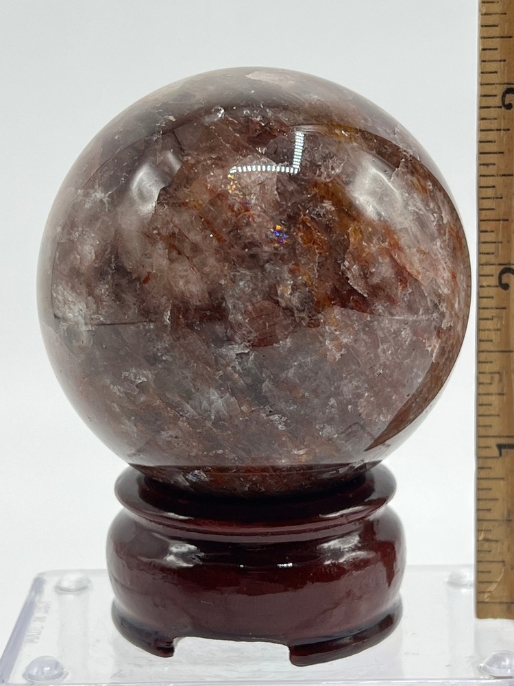 Fire Quartz with Blue Flash E