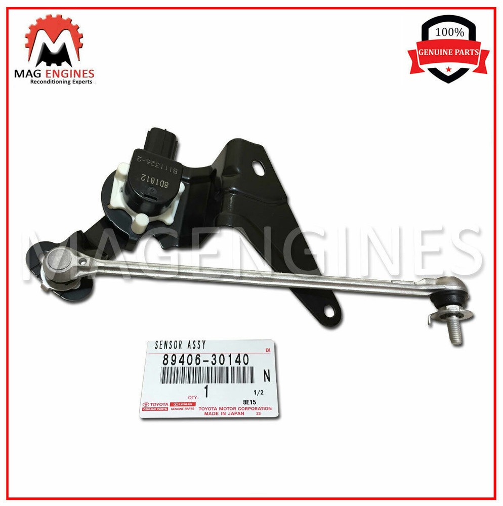 89406-30140 GENUINE OEM HEIGHT CONTROL SENSOR SUB-ASSY, FRONT LH 8940630140