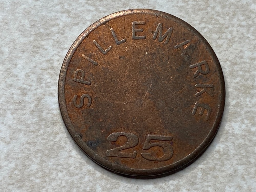 Spillemarke 25 Token T8724