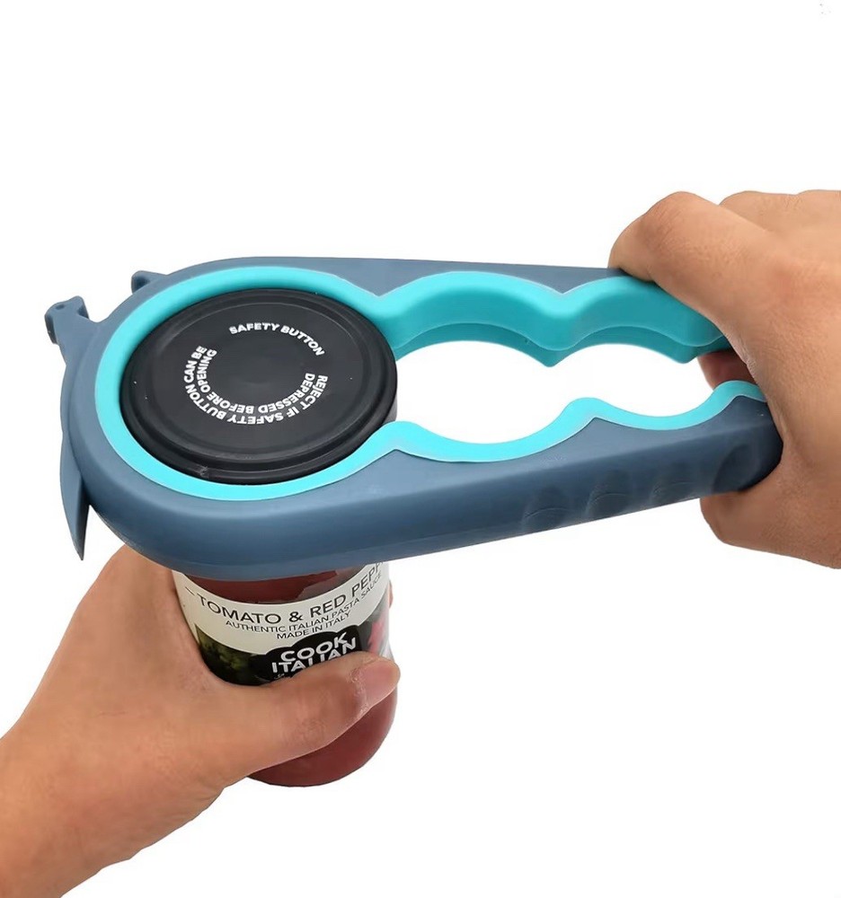 6-in-1 Multi-Function Jar & Bottle Opener | Heavy Duty Arthritis Aid