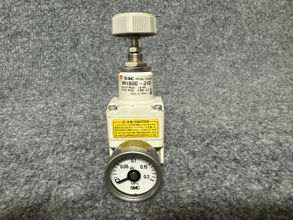SMC IR1000-01G Precision Modular Air Regulator Used