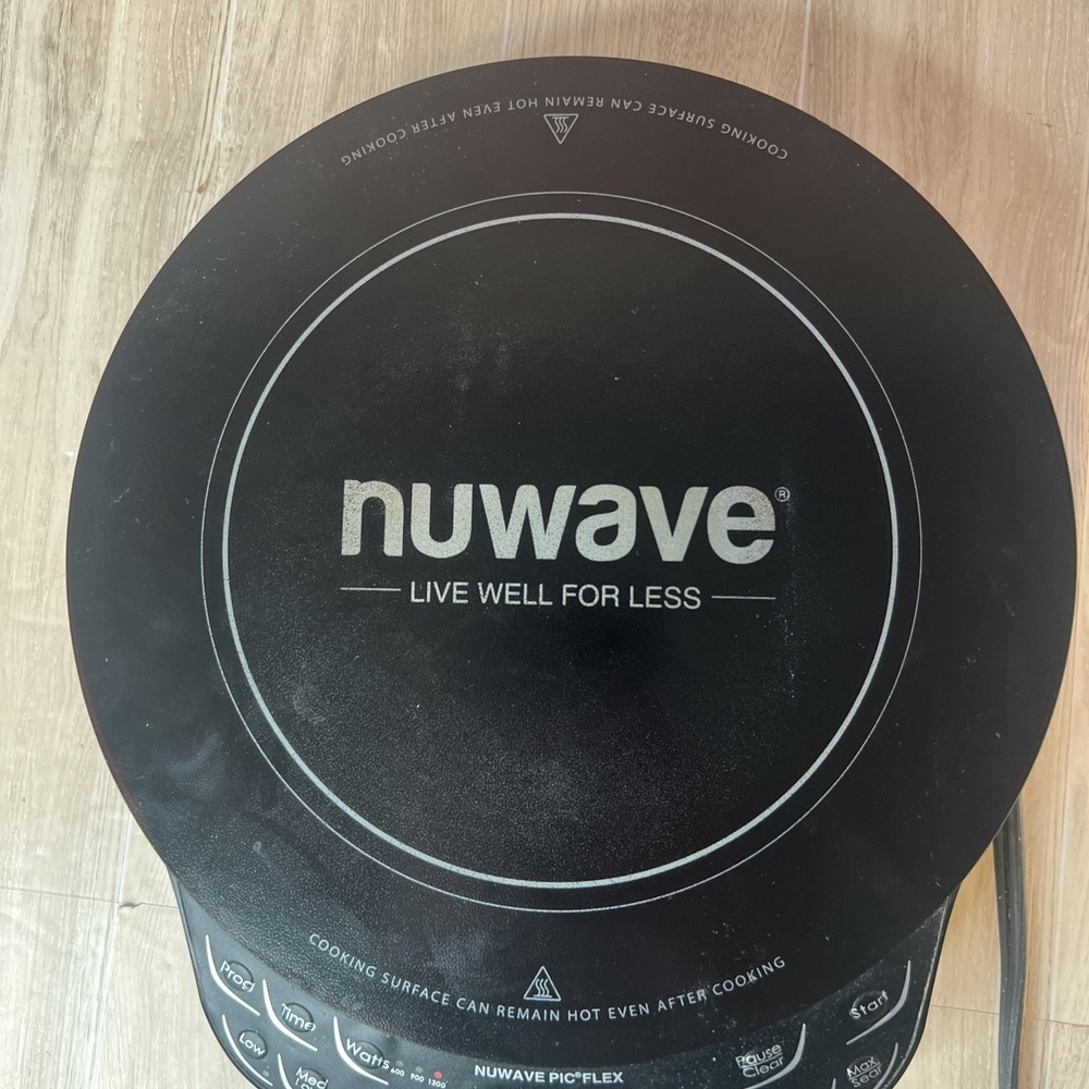 Nuwave Precision Induction Cooktop Flex Black PIC FLEX Great Burner!!! TESTED 🔥
