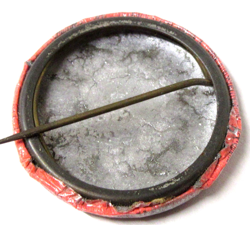 1960's HANDLE WITH CARE 1.25" celluloid pinback button fb
