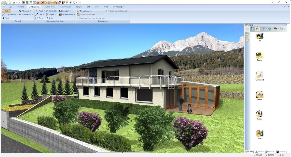 Ashampoo 3D CAD Professional 11 - Architecture more 250 ready-made [USB & DISC]