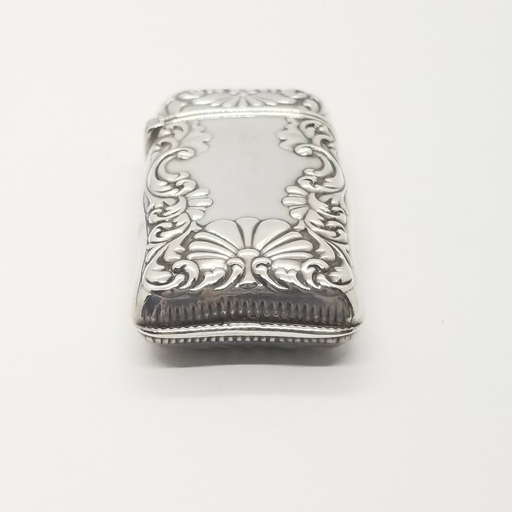 Antique Frank Whiting EUC Sterling Silver Match Safe Vesta Case