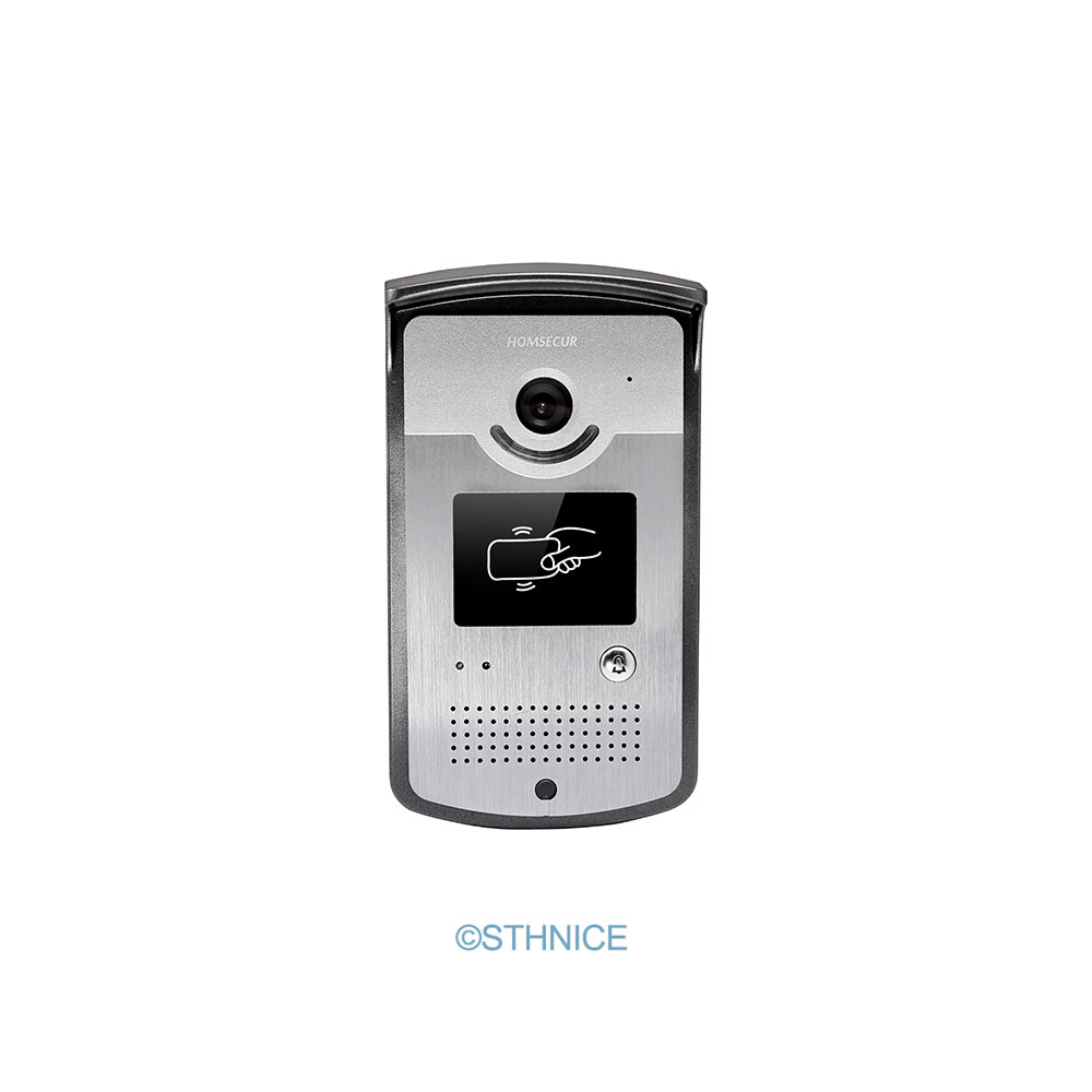 Video Door Phone Kit 1V1 + Strike Lock + Remote + Exit Button + Keyfobs + PSU
