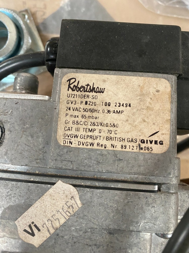 Robertshaw throttle regulator U7211 DER U7211DER Viessmann rexola trimatik