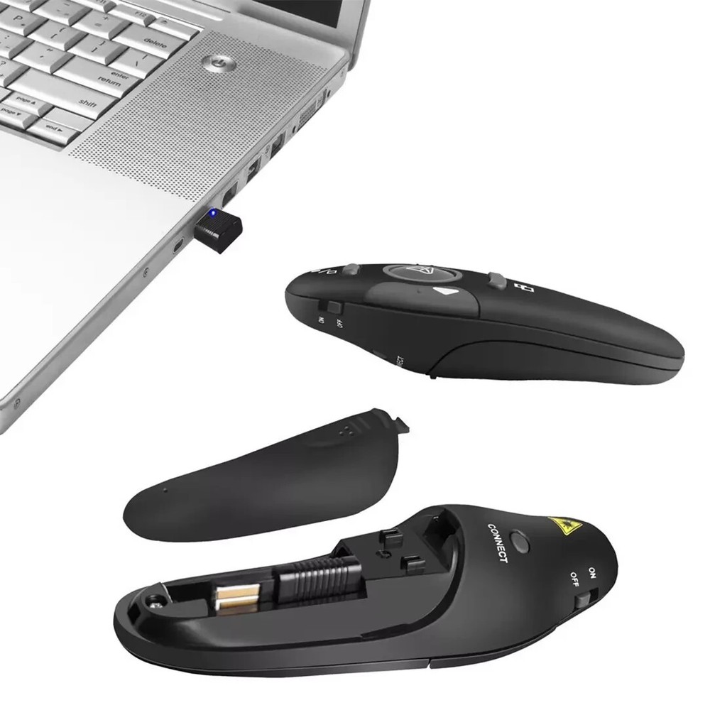 Power point Presentation Remote Wireless USB PPT Presenter Laser Pointer Clicker