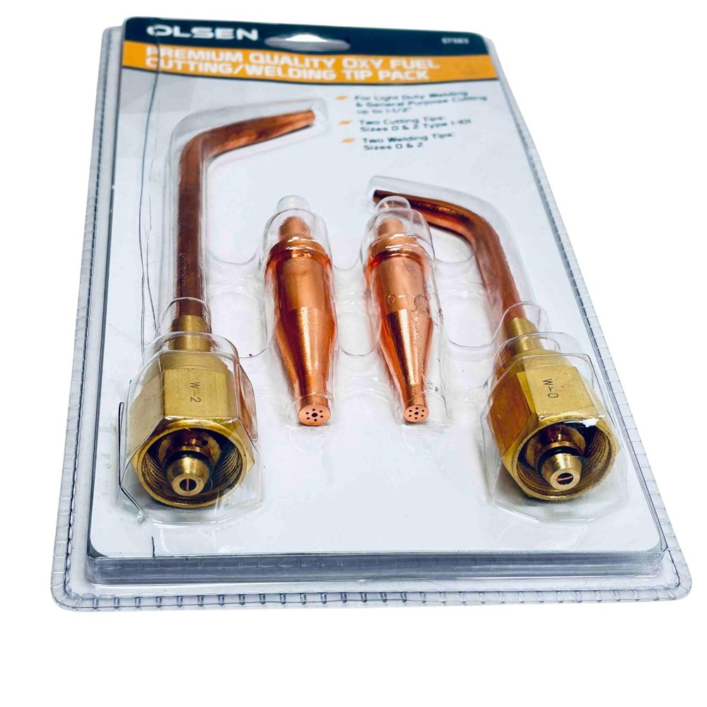 Olsen 57583 Premium Quality Oxy Fuel Cutting/Welding Tip Pack