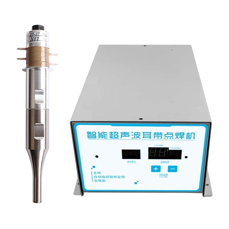 Automatic Ear Band Welding Machine 28K Ultrasonic Generator 25mm Welding Head