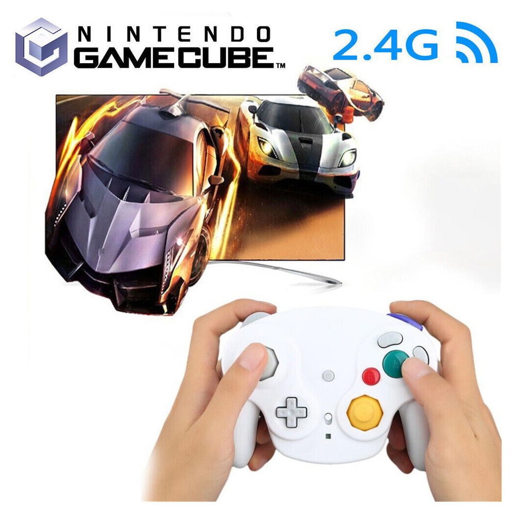 2Pack Wireless Game Controller Adapter For Nintendo Gamecube Retro GC NGC