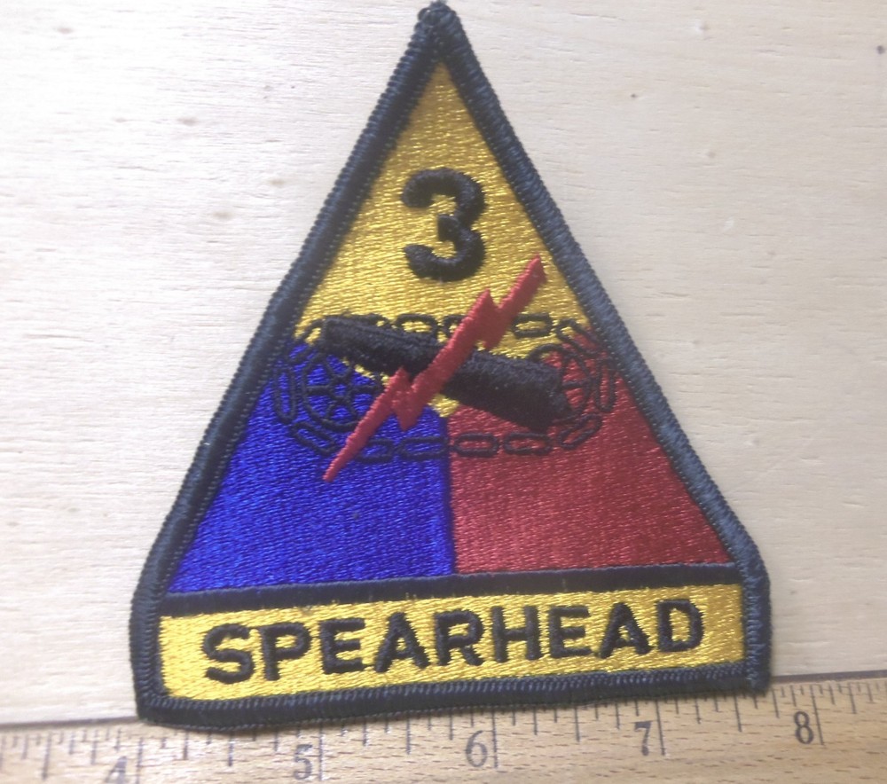 US Army - 3rd Armored Division - Spearhead Embroidered Patch